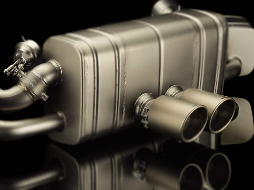 Echappement Slip-On Line Titane Akrapovic pour Porsche Cayman (981) et Cayman S/GTS (981) — image 3