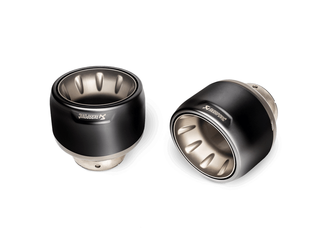 Ensemble de tuyaux d’échappement en titane Akrapovic -( Noir ou couleur alu) pour Porsche 718 Cayman GT4 / Spyder/Boxster GTS 4.0 — image 1
