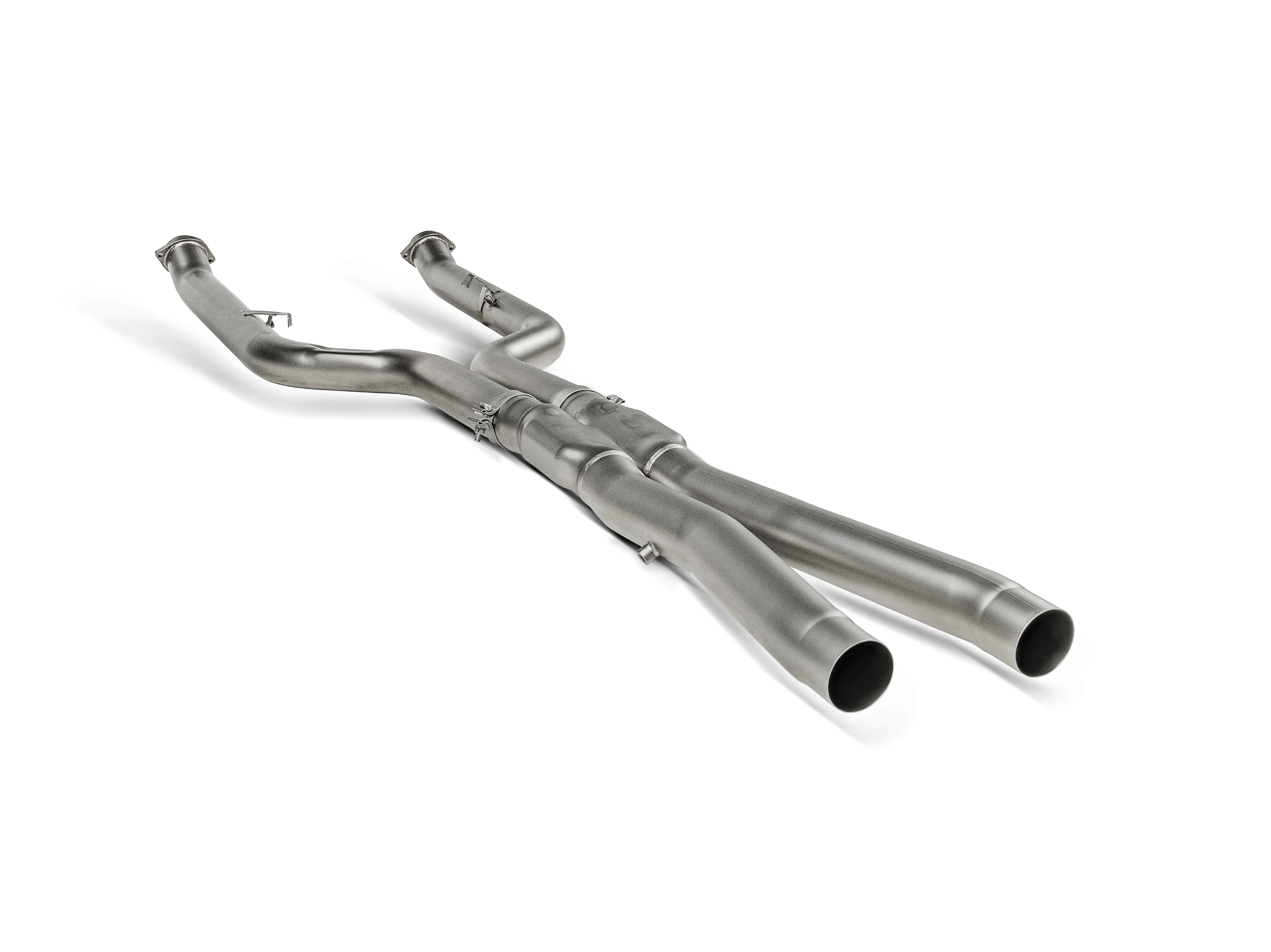 Tube central Akrapovic Link Pipe titane pour BMW M5 G90 / G99- Référence E-BM/T/17 — image 1