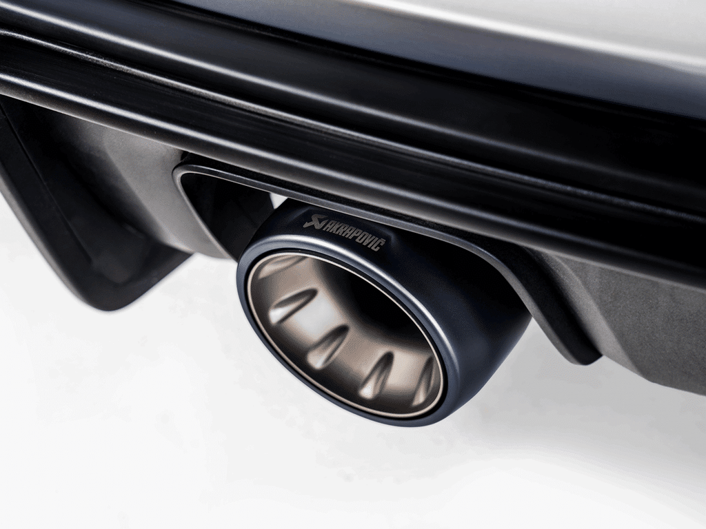 Ensemble de tuyaux d’échappement en titane Akrapovic -( Noir ou couleur alu) pour Porsche 718 Cayman GT4 / Spyder/Boxster GTS 4.0 — image 3