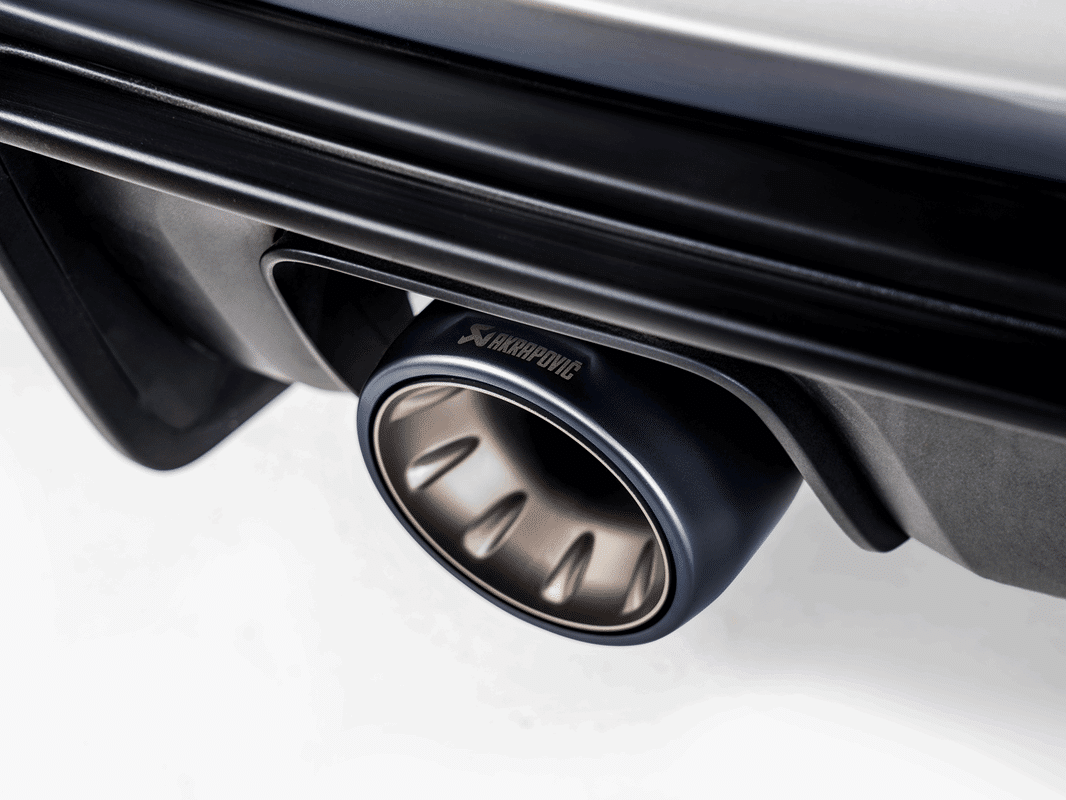 Ensemble de tuyaux d’échappement en titane Akrapovic -( Noir ou couleur alu) pour Porsche 718 Cayman GT4 / Spyder/Boxster GTS 4.0 — image 3