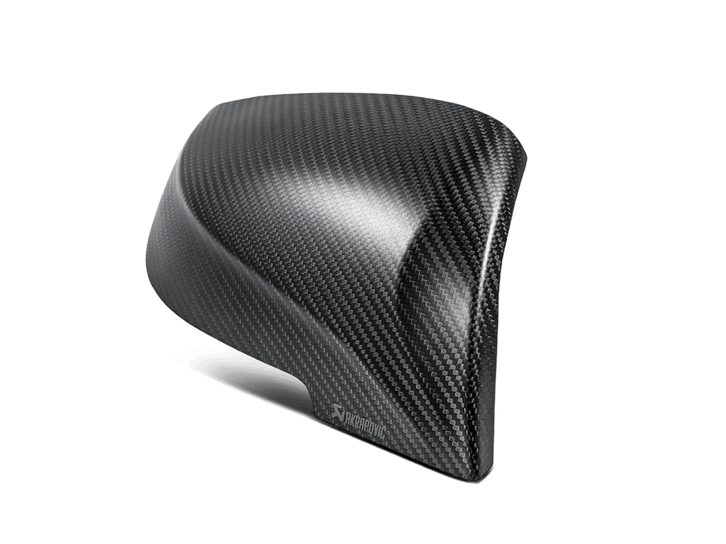 Ensemble de coques de rétroviseurs Akrapovic en fibre de carbone – finition Mat pour BMW série F — image 1