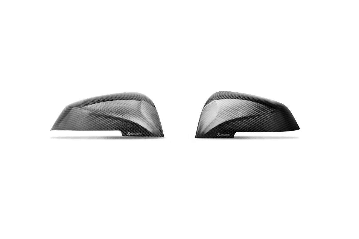 Ensemble de coques de rétroviseurs carbone Akrapovic pour BMW F20/21 et F87 M2 moteur N55 — image 2