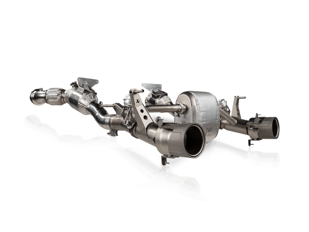 Echappement Evolution Line Titanium Akrapovic pour Ferrari F8 Tributo / Spider — image 1