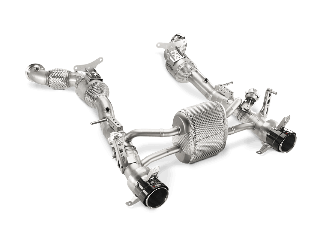 Ensemble de tuyaux de liaison sans catalyseur (SS) Akrapovic Ferrari 488 GTB/488 Spider — image 3