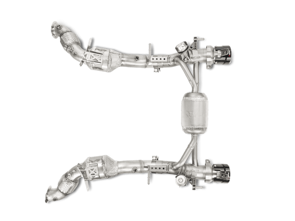 Ensemble de tuyaux de liaison sans catalyseur (SS) Akrapovic Ferrari 488 GTB/488 Spider — image 4