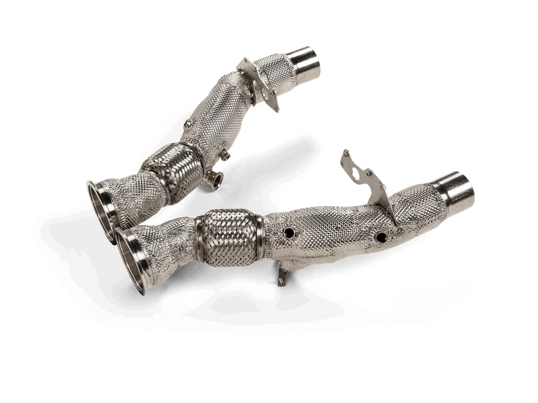 Link Pipe Set (SS) Akrapovic pour Ferrari 296 GTB — image 2
