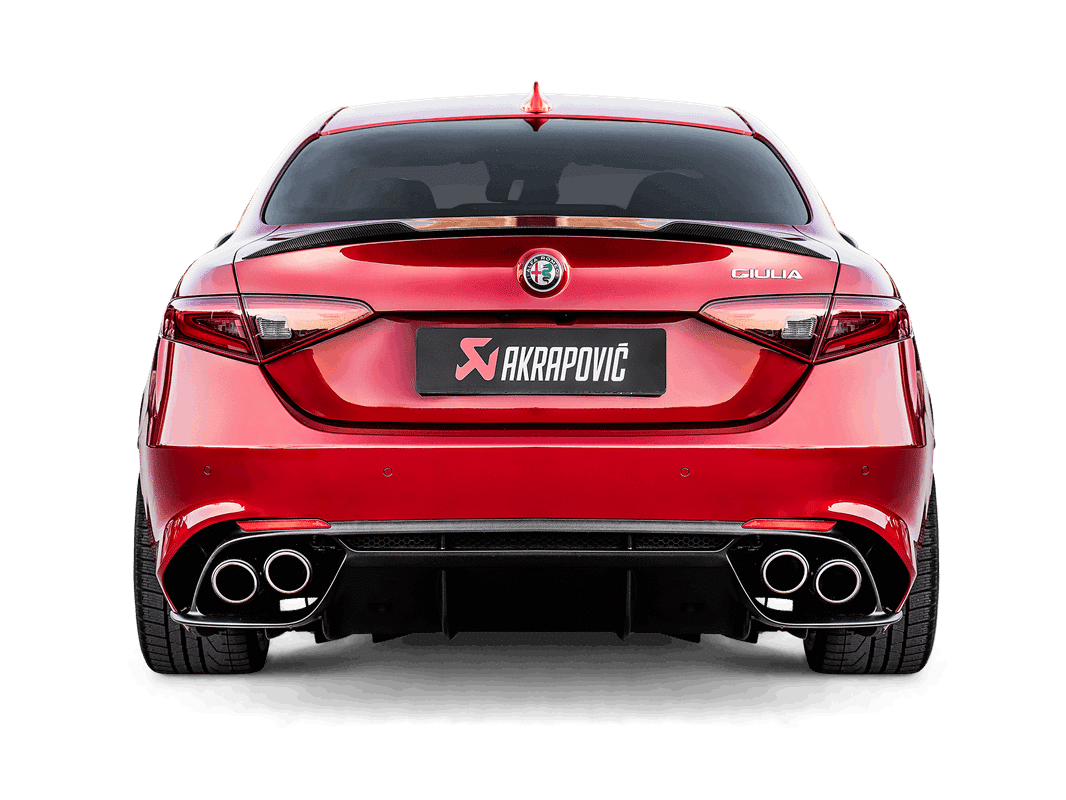 ECHAPPEMENT AKRAPOVIC ALFA ROMEO GIULIA QUADRIFOGLIO (2016-2020)- LIGNE CAT-BACK À VALVES — image 6