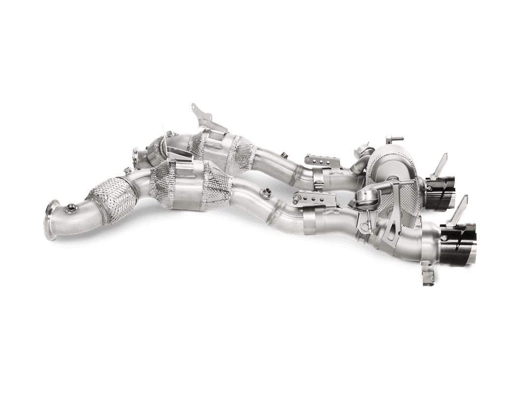 Ensemble de tuyaux de liaison avec Catalyseur sport Akrapovic pour Ferrari 488 GTB/488 Spider — image 1