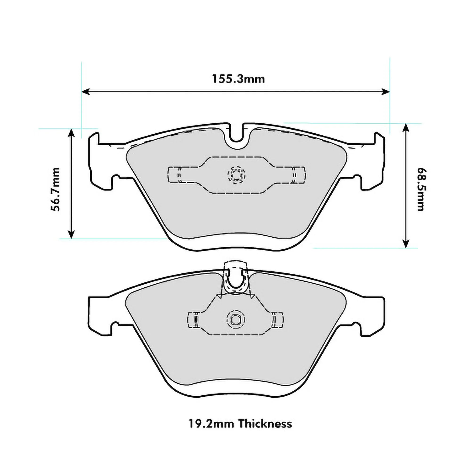 Plaquettes de frein Endless essieu avant pour BMW M3 (E90/E92/93) Avant 2007 – 2013- EIP120 — image 3