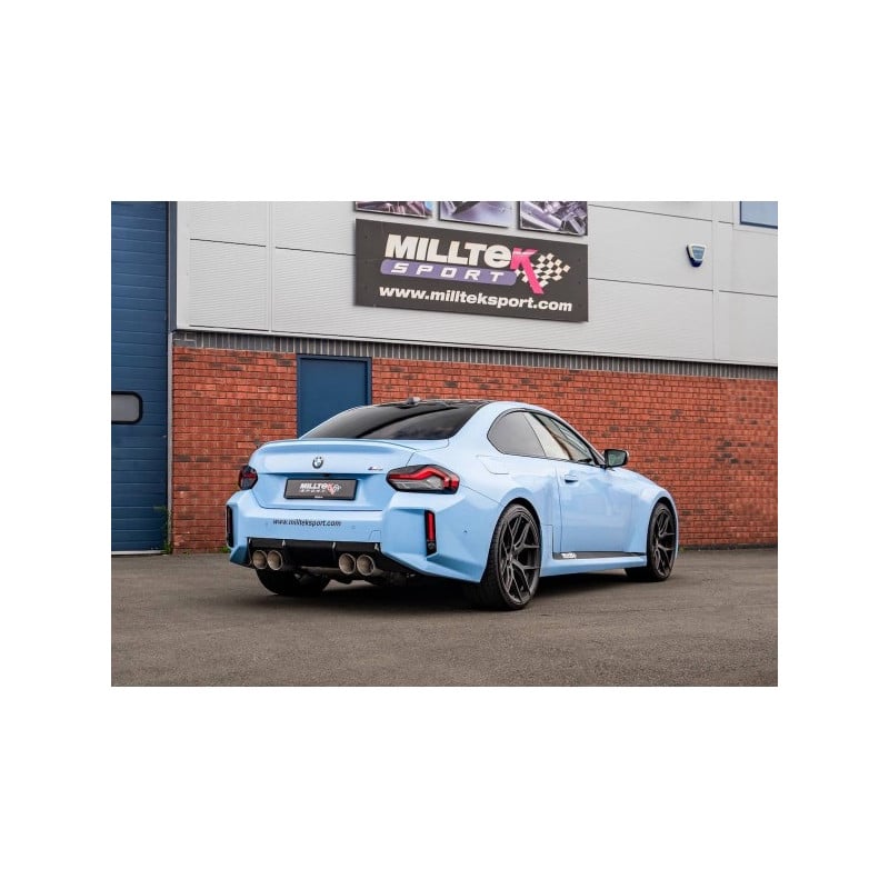 Ligne d’échappement Milltek BMW M2 G87 avec valves -référence SSXBM1281/1282/1283/1284/1285 — image 2