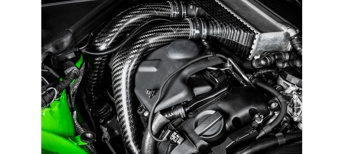Tubes d’entrée de turbo charge pipe carbone Eventuri pour BMW M3 F80 / M4 F8x / M2 Comp F87 — image 3