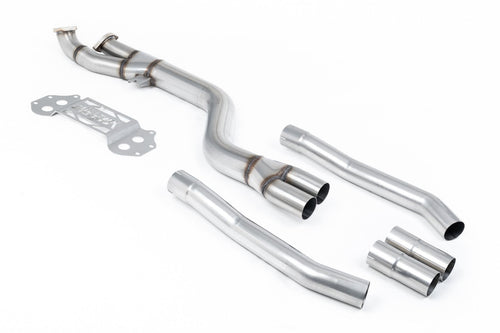 BMW M3 G80 G81 & M4 G82 G83 Single Mid Pipe OPF/GPF Bypass by Milltek (2020+)-SSXBM1337 — image 1