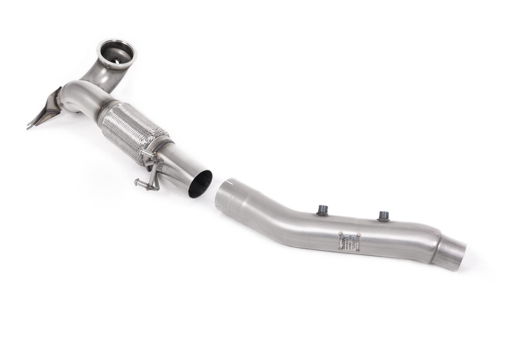 Downpipe Décat Milltek avec suppression FAP – Montage sur ligne après FAP origine –référence SSXVW666 — image 1