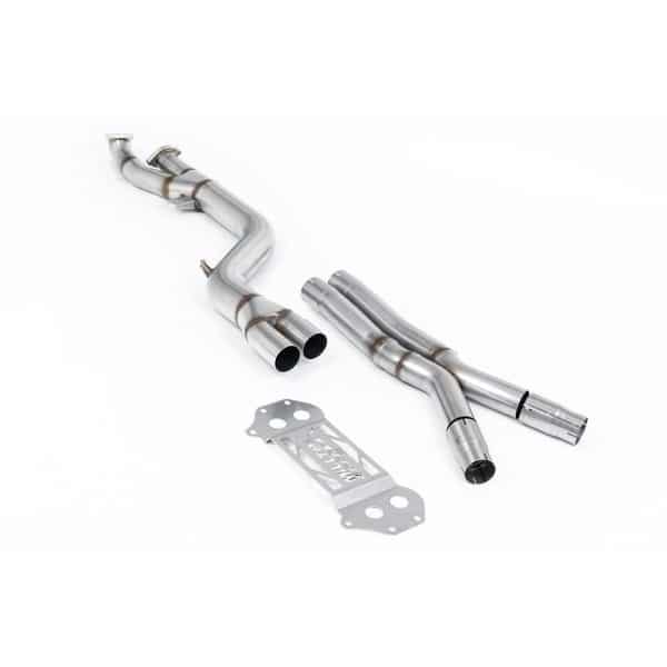 Suppression Filtres à particules FAP + X-pipe MILLTEK pour BMW M3 / M4 + COMPETITION G80/G82/G81 (2020+)-SSXBM1336 — image 1